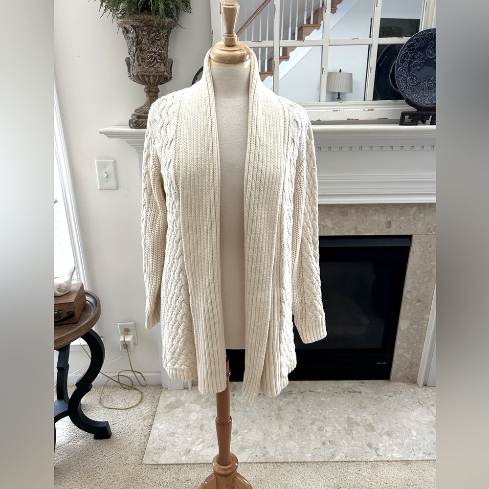 Haven Well Within Cream Open Front Cardigan